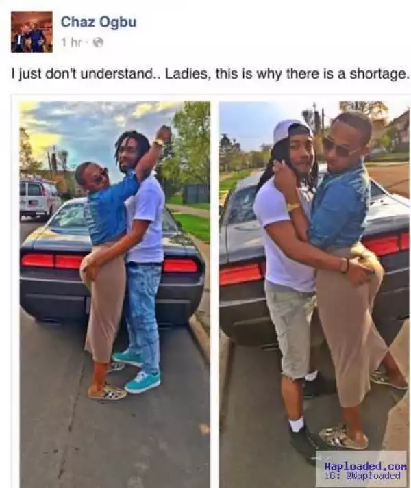 The picture of this man with big booty has gone viral
